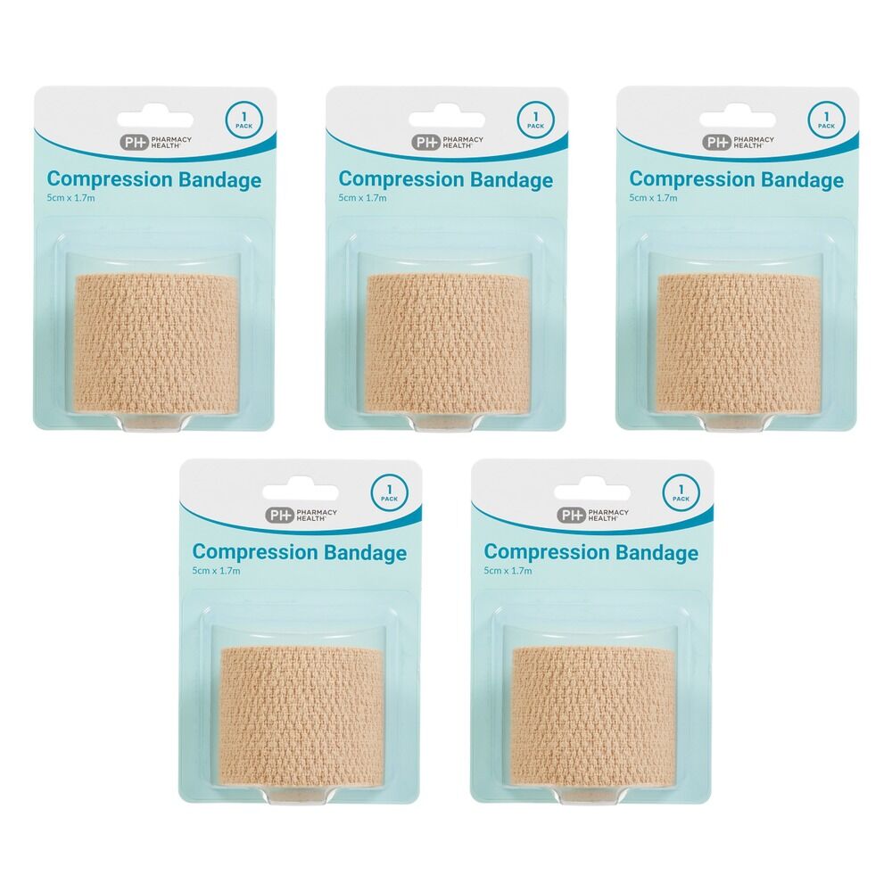 Pharmacy Health Compression Bandage Pack of 5