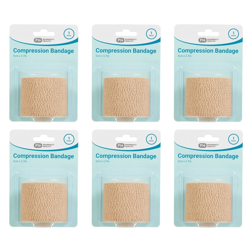 Pharmacy Health Compression Bandage Pack of 6