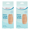 Pharmacy Health Fabric Extra Large Strips 10 Pack Bundle of 2