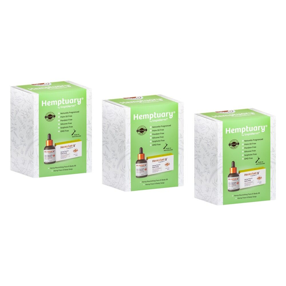 Hemptuary Gift Pack 2 Piece Set Bundle of 3