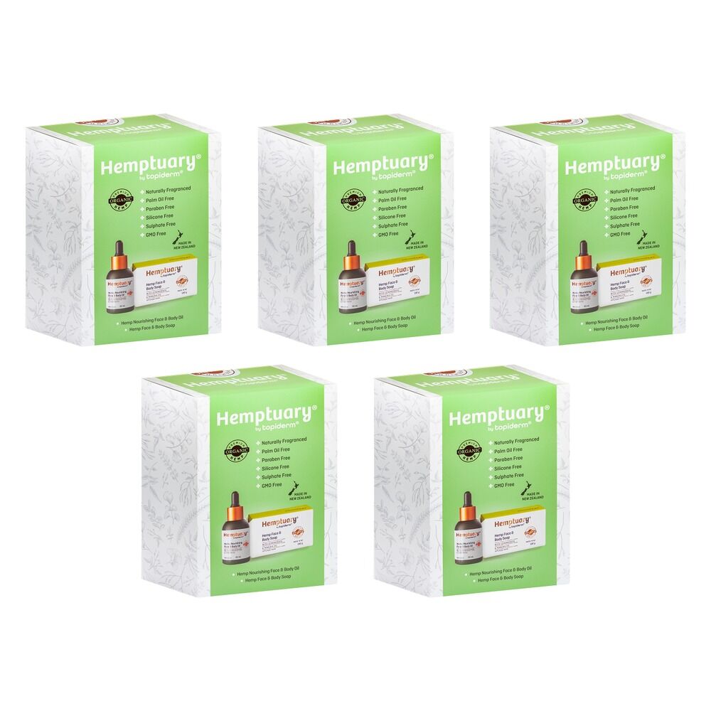 Hemptuary Gift Pack 2 Piece Set Bundle of 5