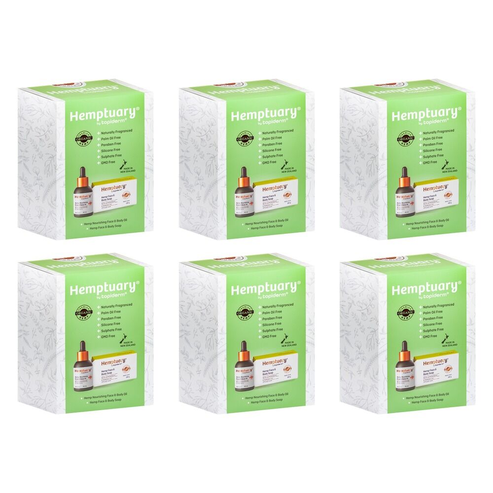 Hemptuary Gift Pack 2 Piece Set Bundle of 6
