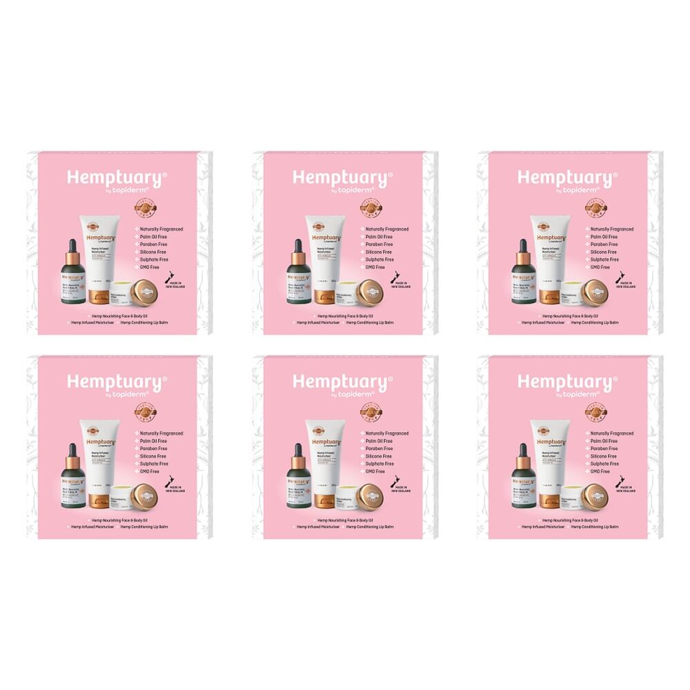Hemptuary Gift Pack 3 Piece Set Bundle of 6
