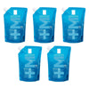 La Roche-Posay Effaclar +M Purifying Foaming Gel Cleanser Refill 400mL Pack of 5