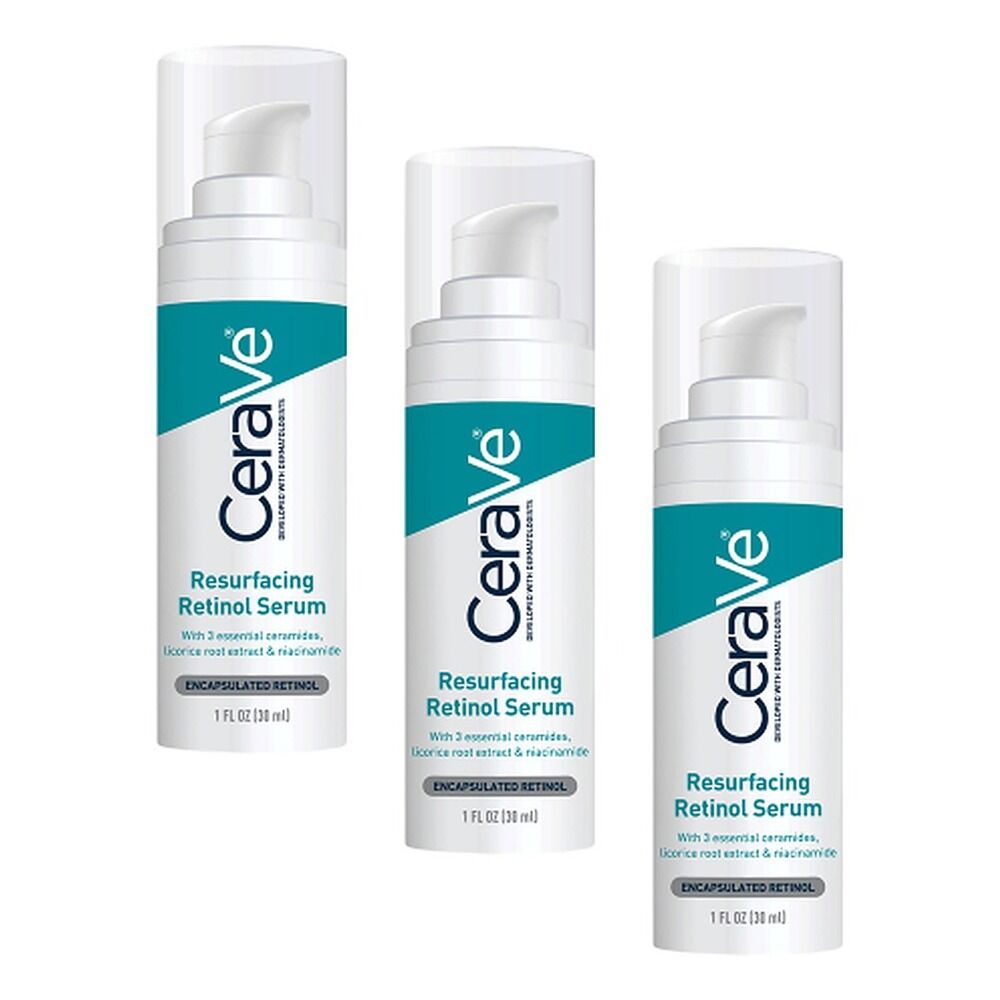 CeraVe Blemish Control Resurfacing Retinol Serum 30mL Pack of 3