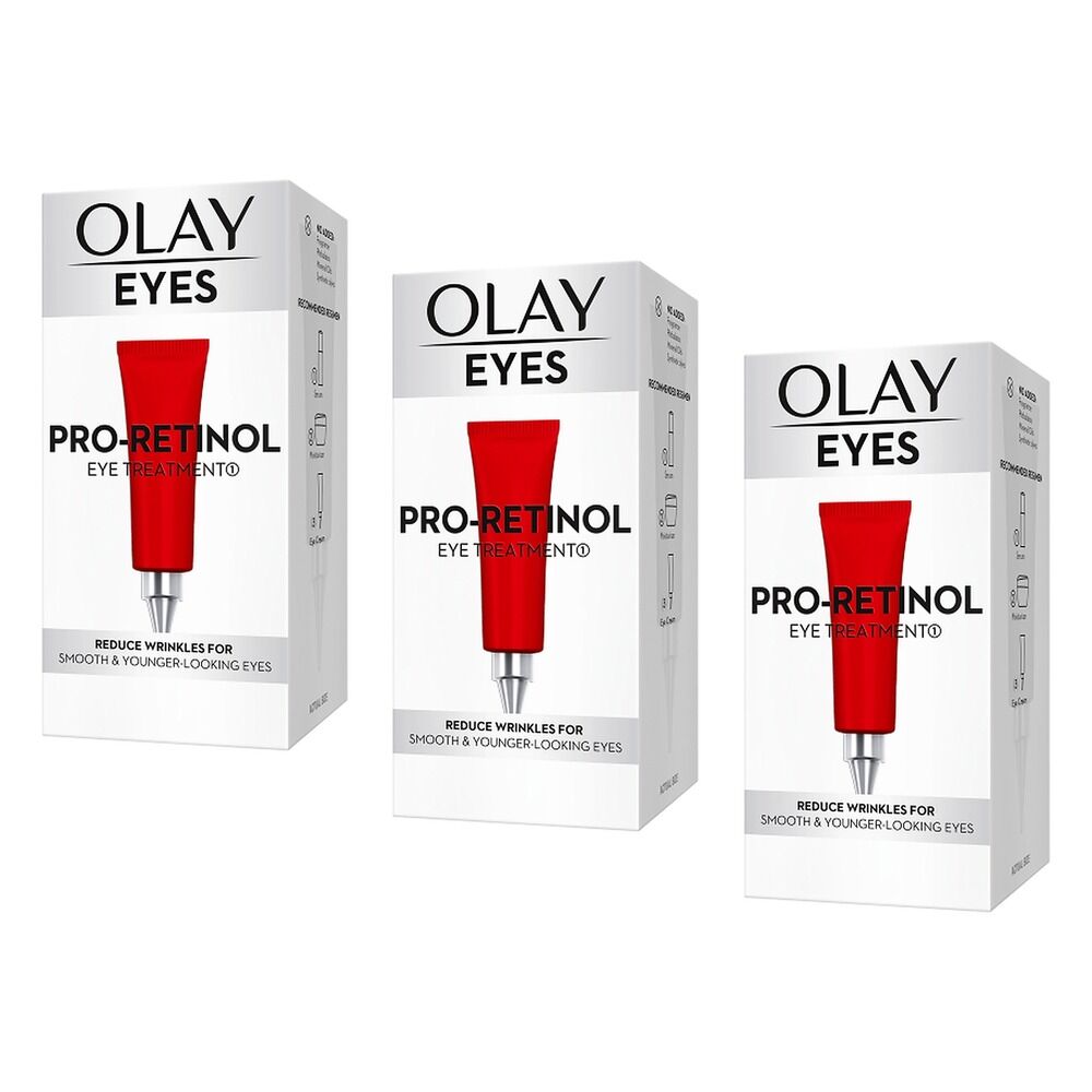 Olay Pro-Retinol Eye Treatment 15mL x 3 Bundle of 3