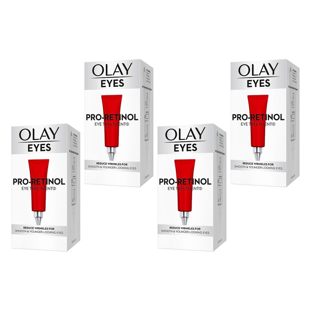 Olay Pro-Retinol Eye Treatment 15mL x 3 Bundle of 4
