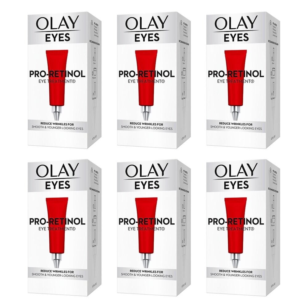 Olay Pro-Retinol Eye Treatment 15mL x 3 Bundle of 6