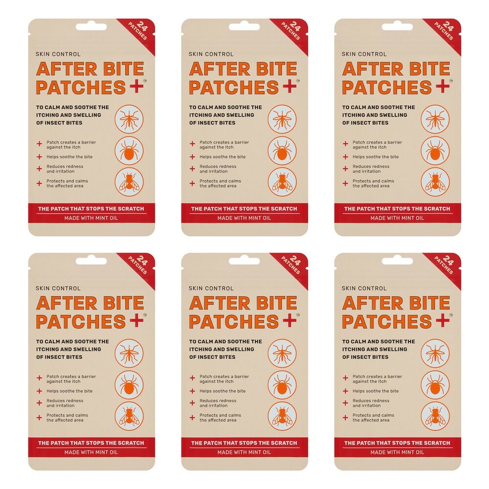 Skin Control After Bite Patches 24 Pack x 12 Bundle of 6