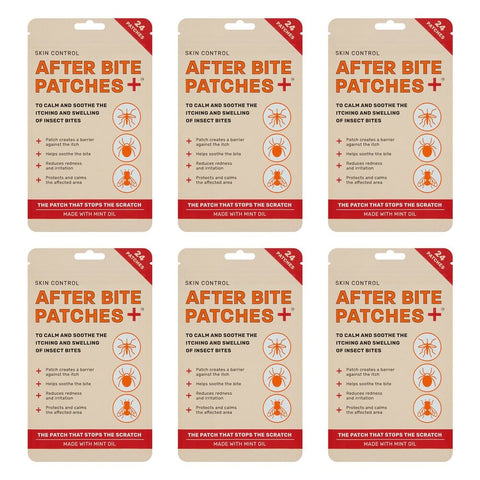 Skin Control After Bite Patches 24 Pack x 12 Bundle of 6