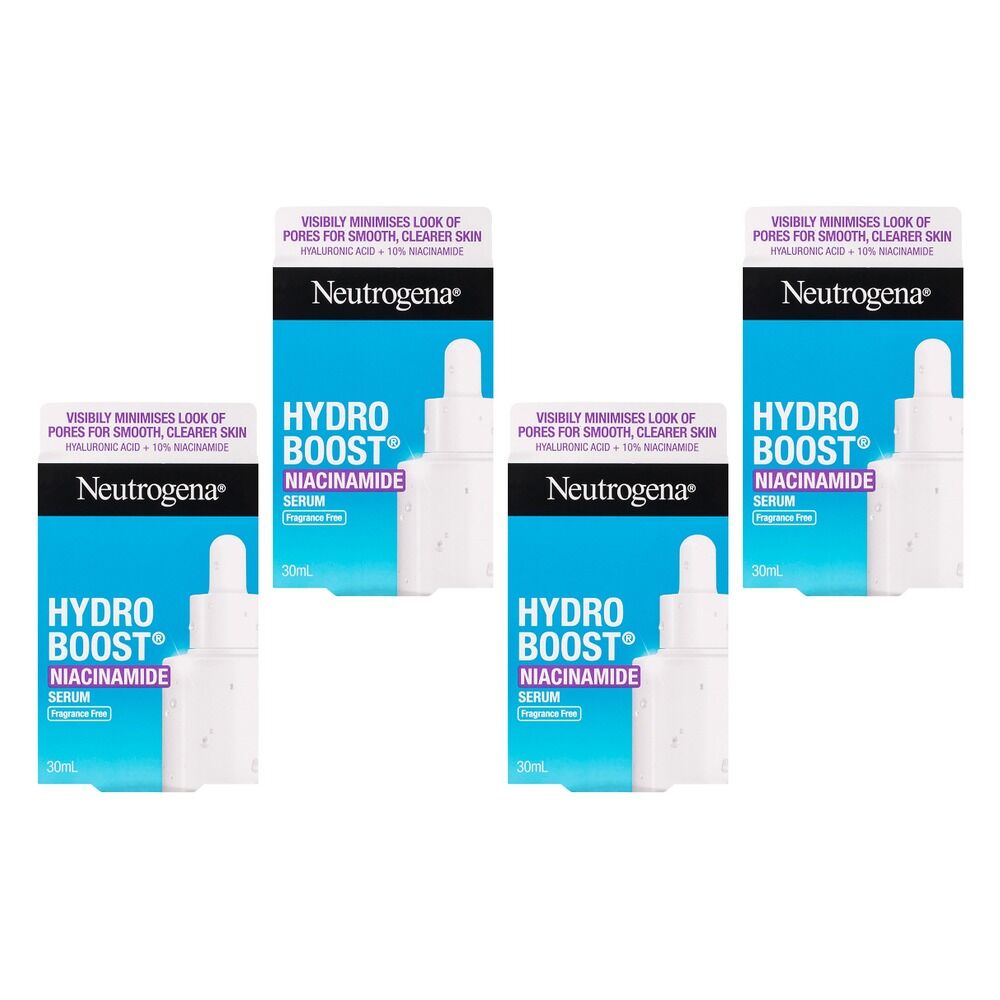 Neutrogena Hydroboost Niacinamide Serum 30mL Pack of 4