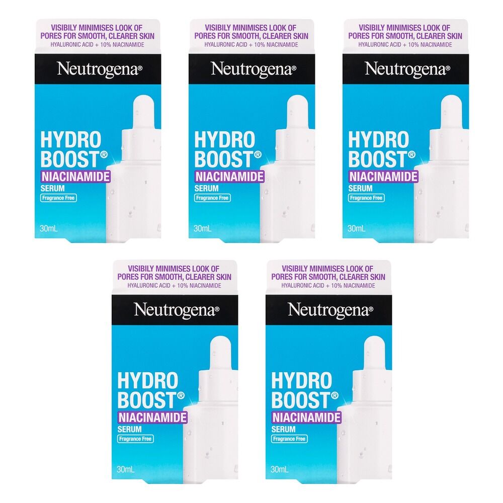 Neutrogena Hydroboost Niacinamide Serum 30mL Pack of 5