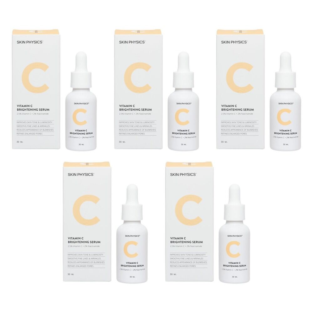 Skin Physics Vitamin C Brightening Serum 30mL Pack of 5