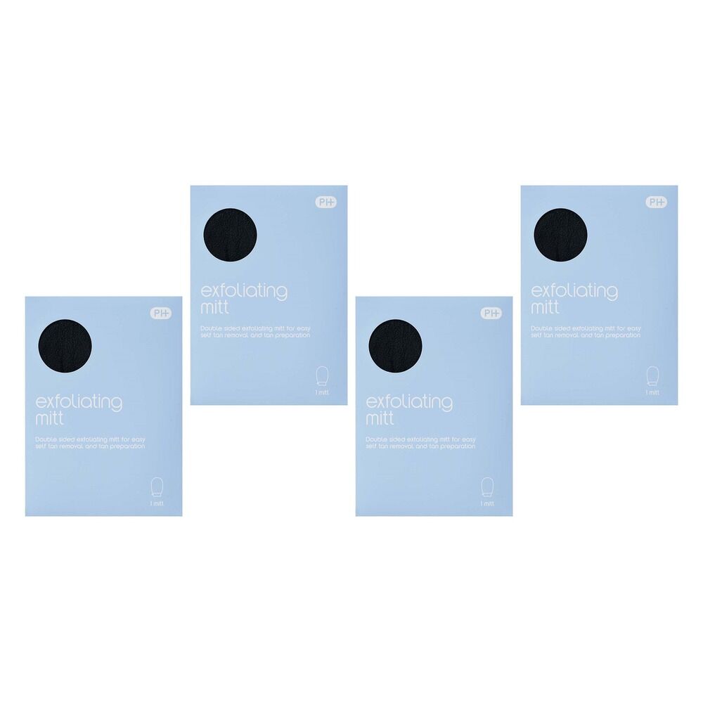 Pharmacy Health Tan Exfoliating Mitt Pack of 4