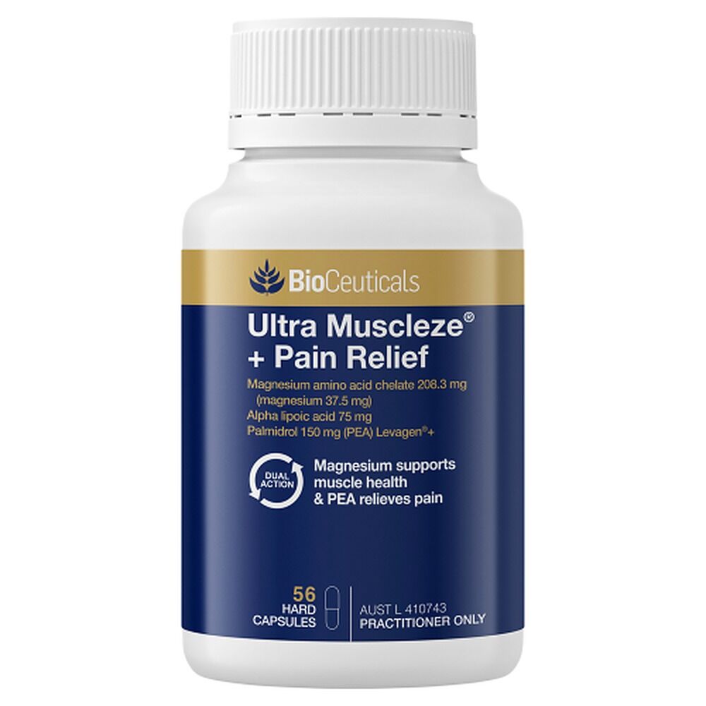 Bioceuticals Ultra Muscleze + Pain Relief 56 Capsules