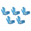 Medstock Blue Nitrile Gloves Extra Large 100 Pack Bundle of 5