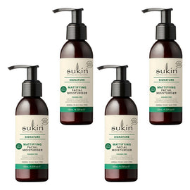 Sukin Signature Mattifying Facial Moisturiser 125mL Pack of 4