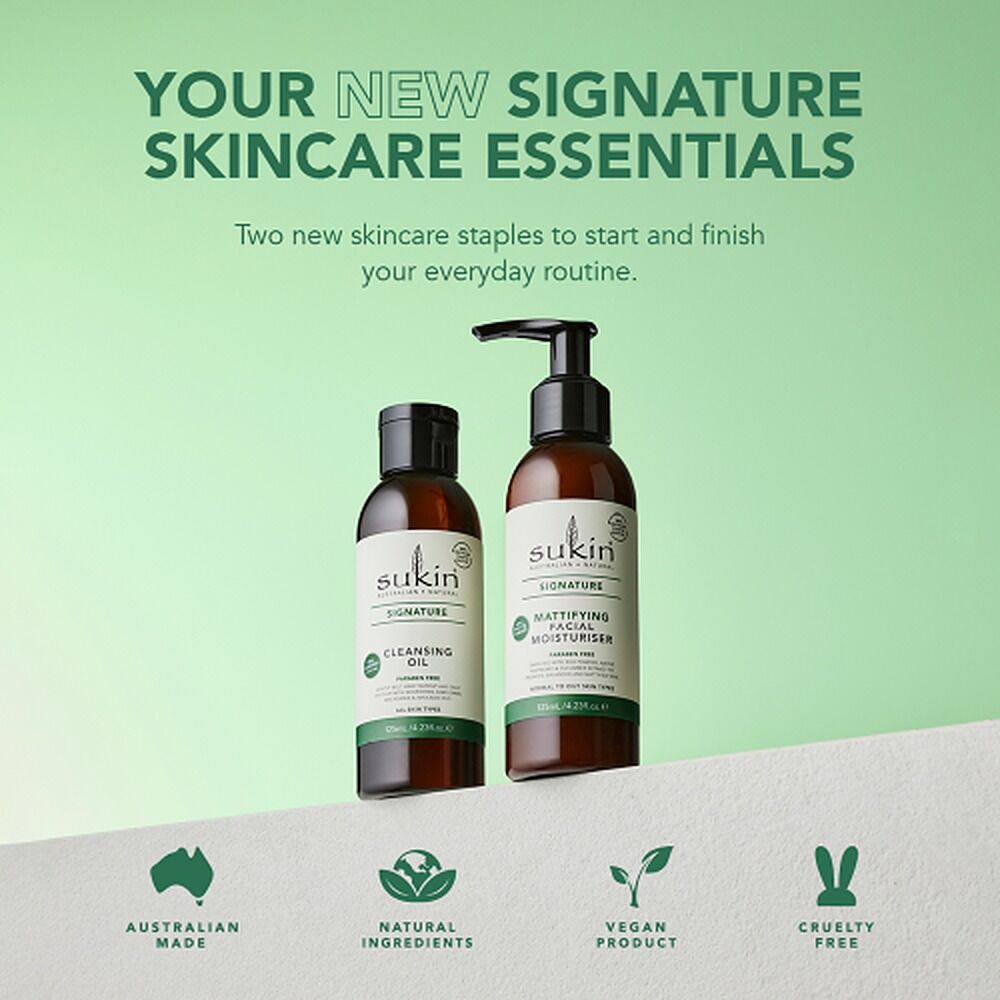 Sukin Signature Mattifying Facial Moisturiser 125mL