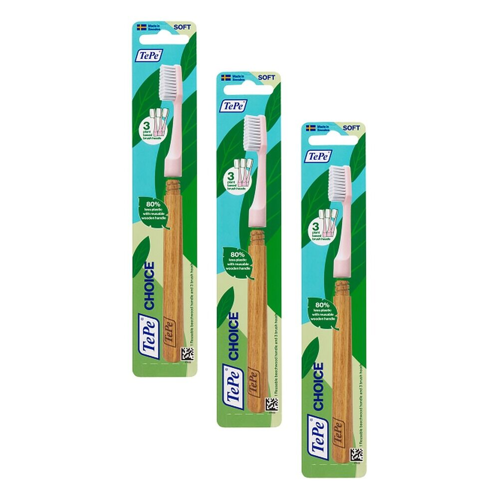 TEPE Toothbrush Choice Soft Pack of 3