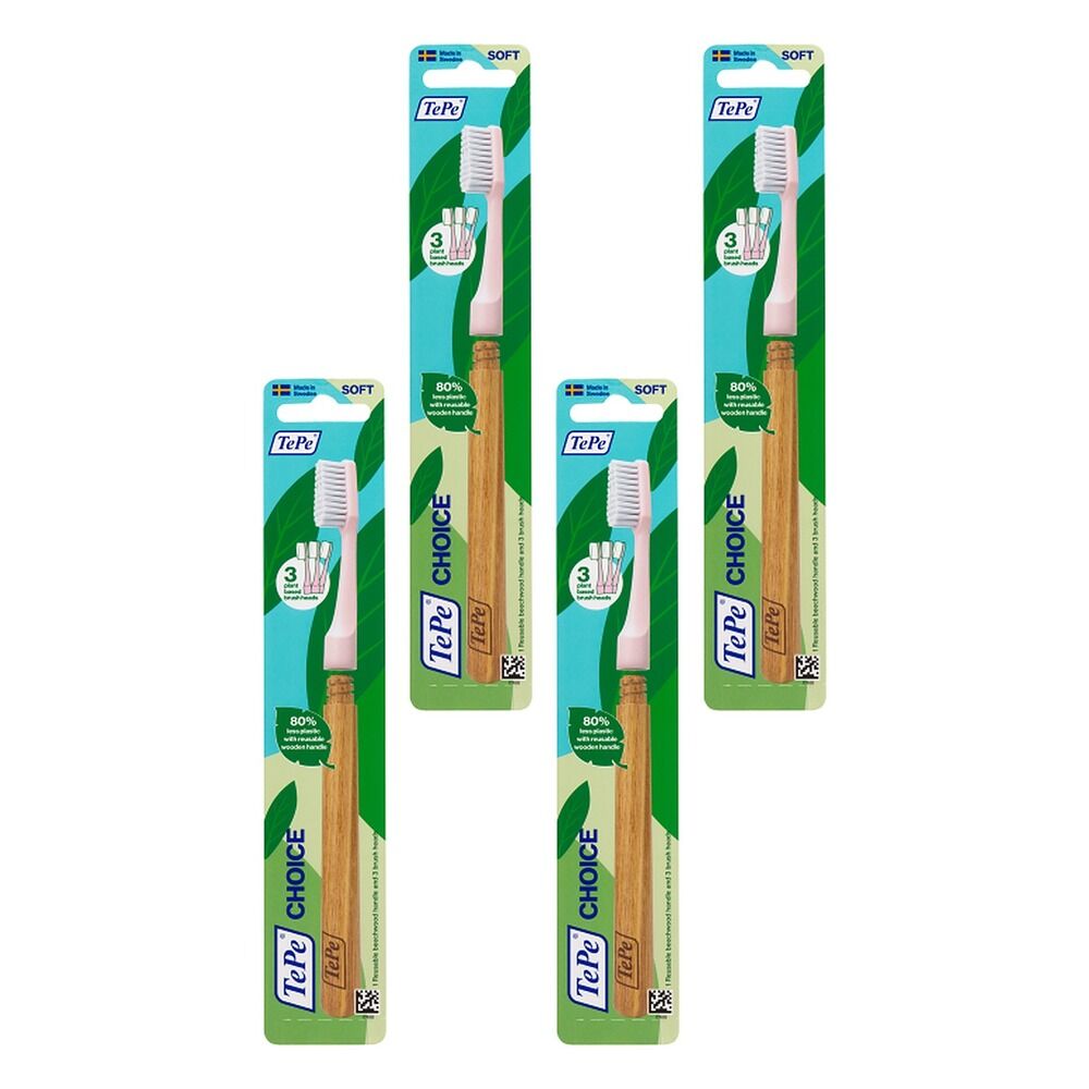TEPE Toothbrush Choice Soft Pack of 4