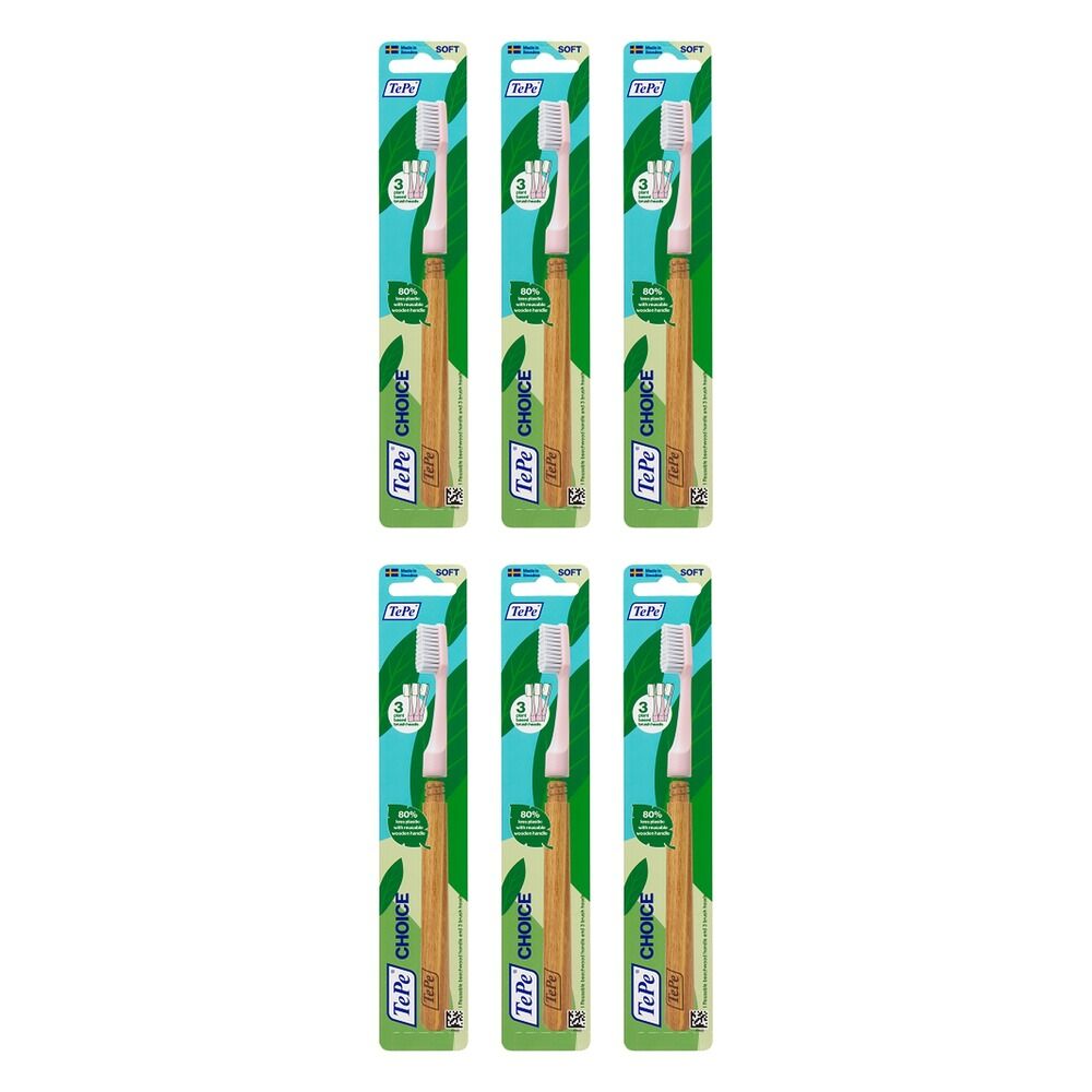 TEPE Toothbrush Choice Soft Pack of 6