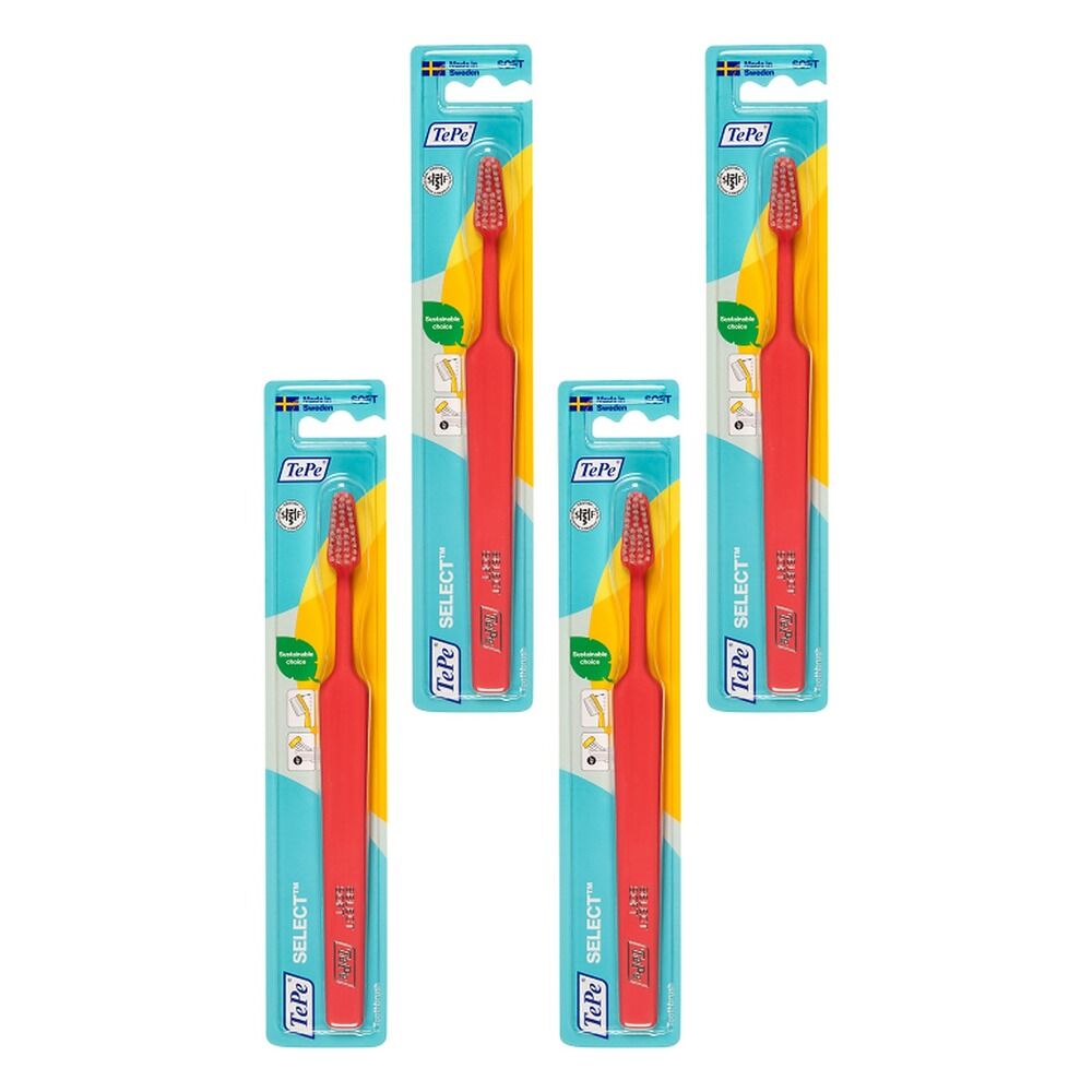 TEPE Select Soft Toothbrush Pack of 4
