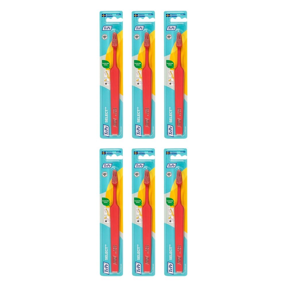 TEPE Select Soft Toothbrush Pack of 6