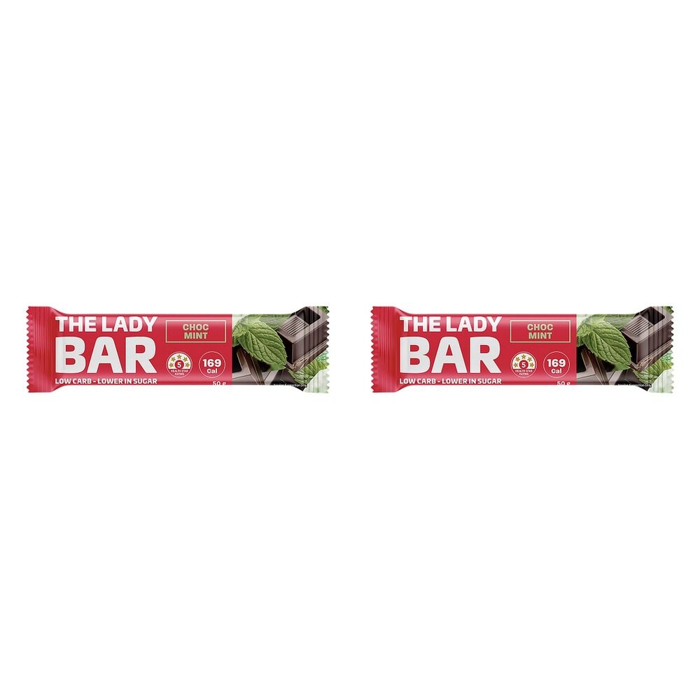 The Lady Bar Choc Mint 50g Pack of 2