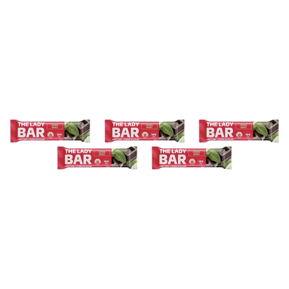 The Lady Bar Choc Mint 50g Pack of 5