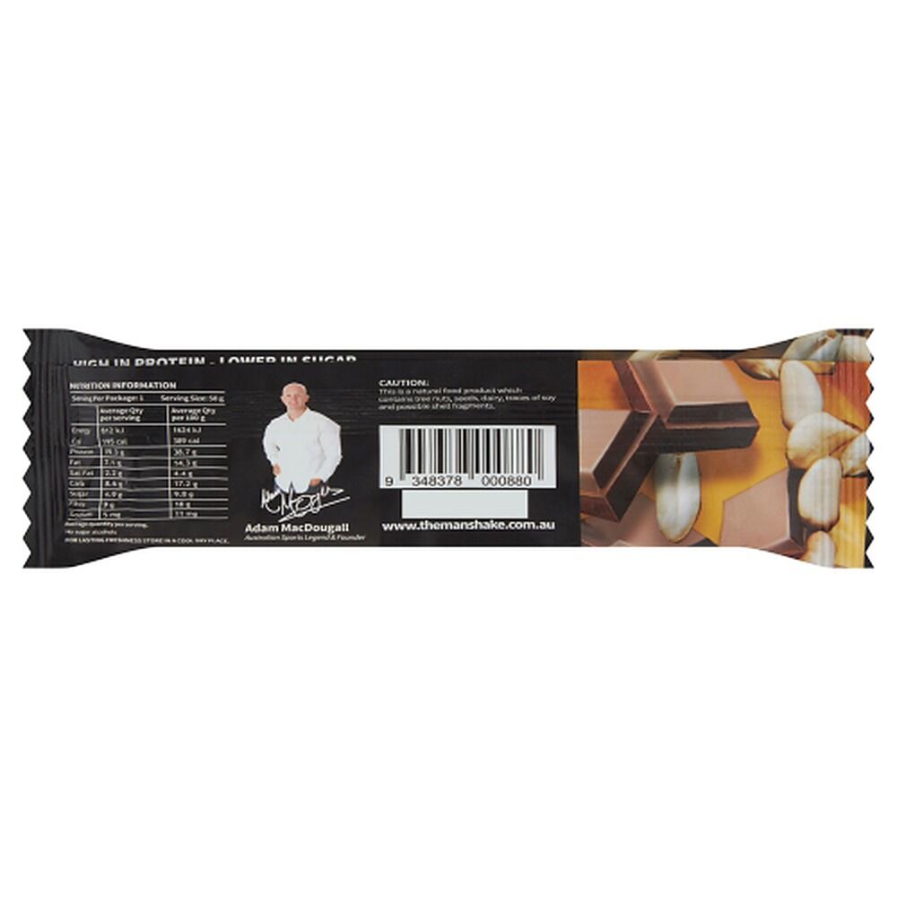 The Man Shake Choc Peanut Butter Bar 50g