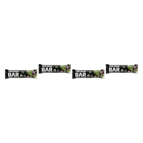 The Man Bar High Protein Choc Mint 50g Pack of 4