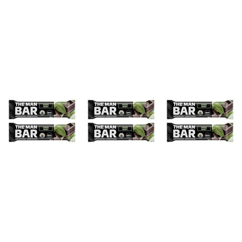 The Man Bar High Protein Choc Mint 50g Pack of 6