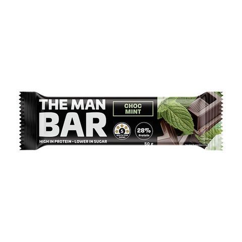 The Man Bar High Protein Choc Mint 50g