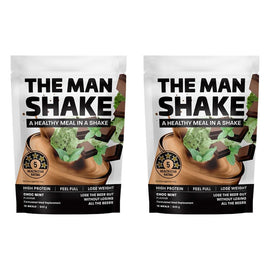 The Man Shake Choc Mint Meal Replacement 840g Pack of 2