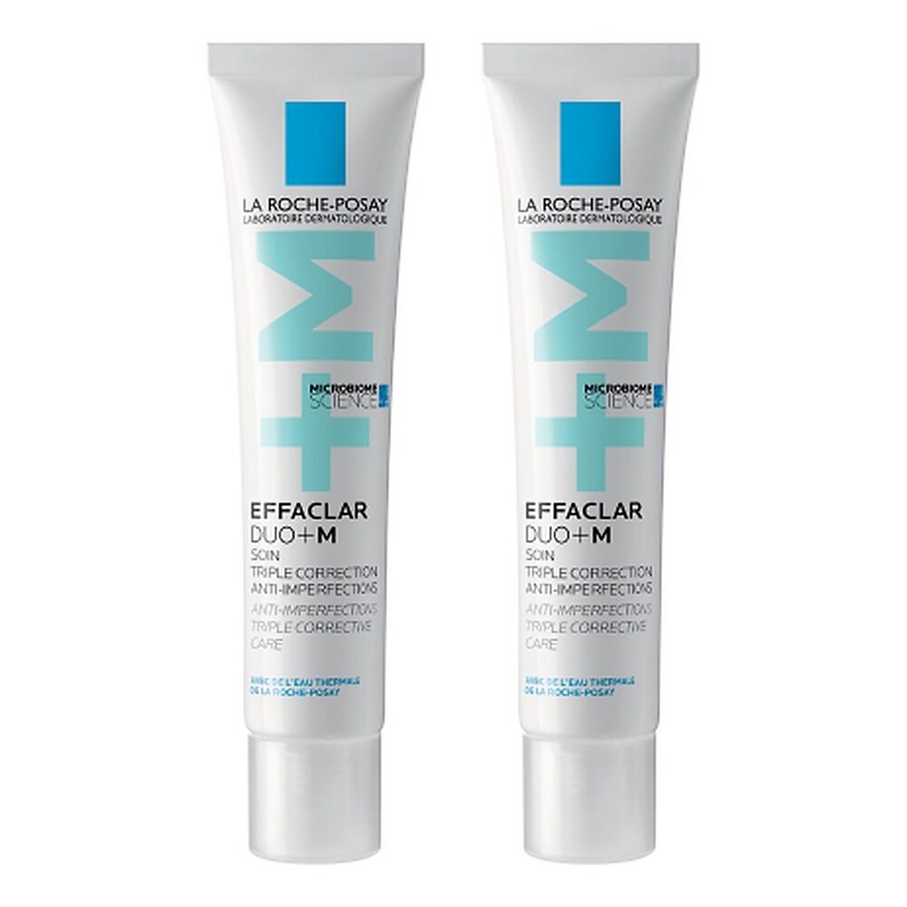 La Roche-Posay Effaclar DUO +M Moisturiser 40mL Pack of 2
