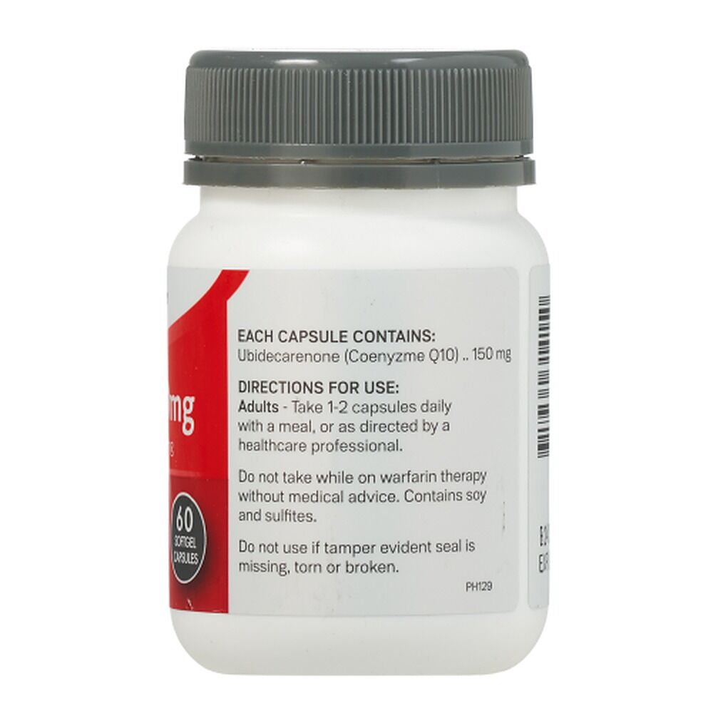 Pharmacy Health CoQ10 150mg 60 Capsules