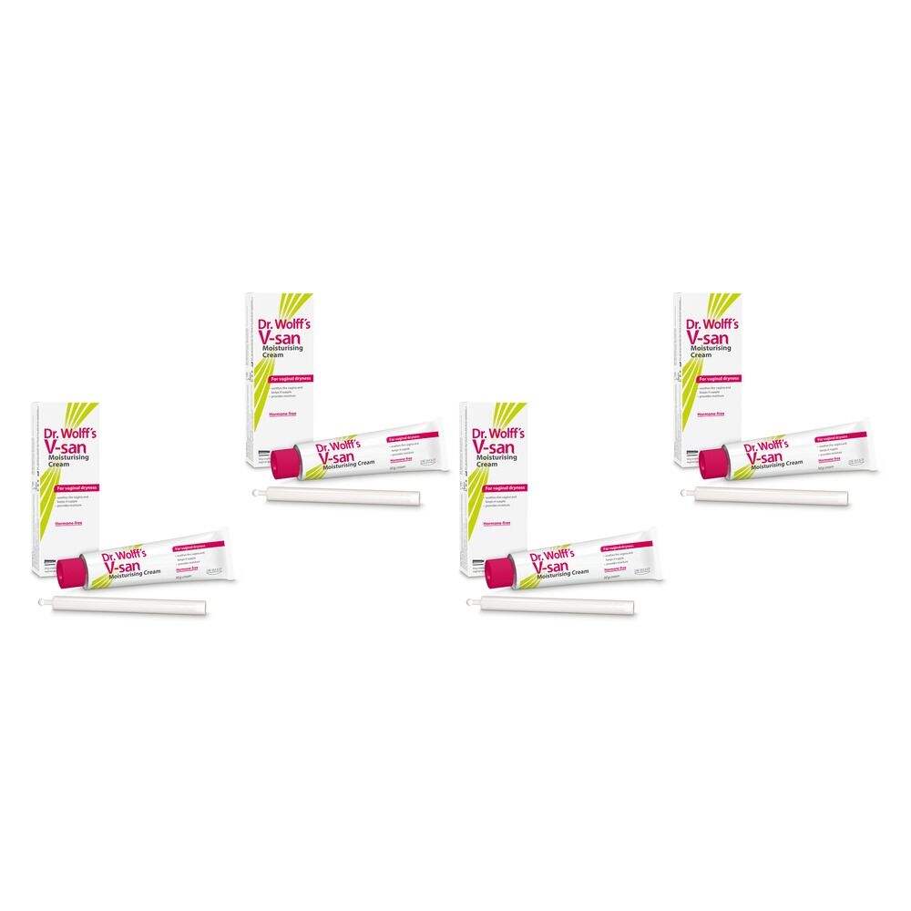 Dr Wolff's V-San Moisturising Cream 50g Pack of 4