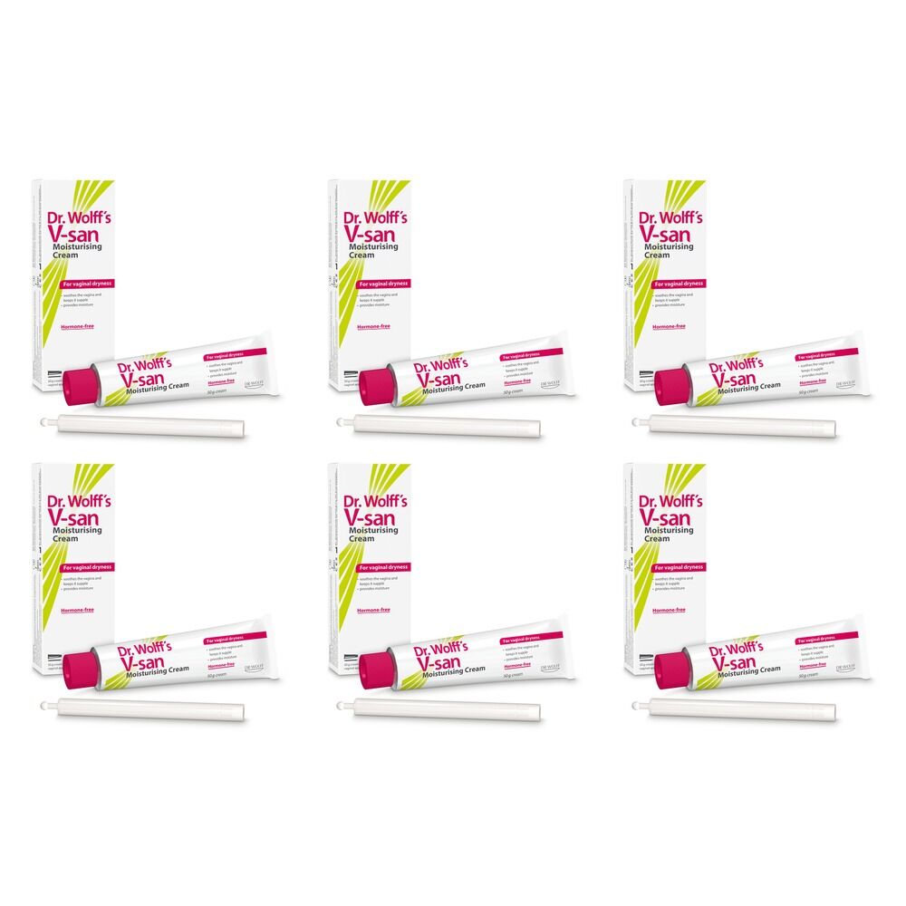 Dr Wolff's V-San Moisturising Cream 50g Pack of 6