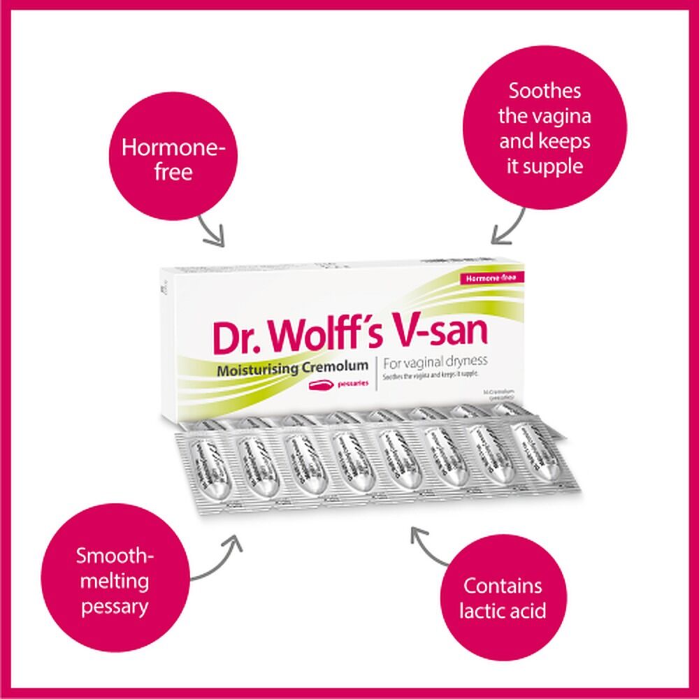 Dr Wolff's V-san Cremolum Vaginal Pessaries