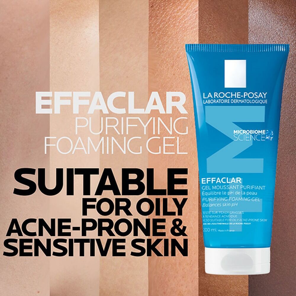 La Roche-Posay Effaclar Purifying Foaming Gel Anti-Acne Cleanser 200mL
