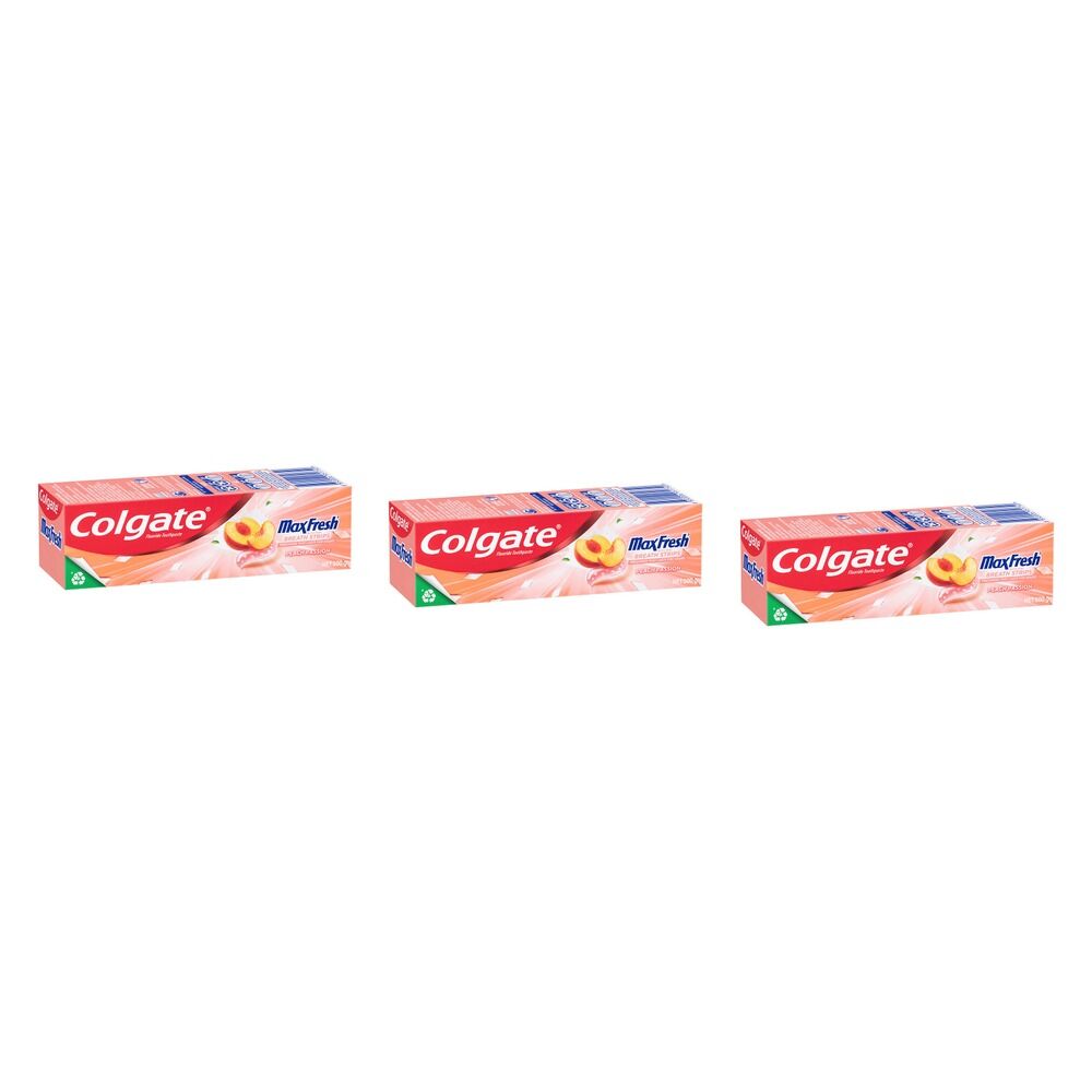Colgate Max Fresh Peach Passion Toothpaste 100g Pack of 3