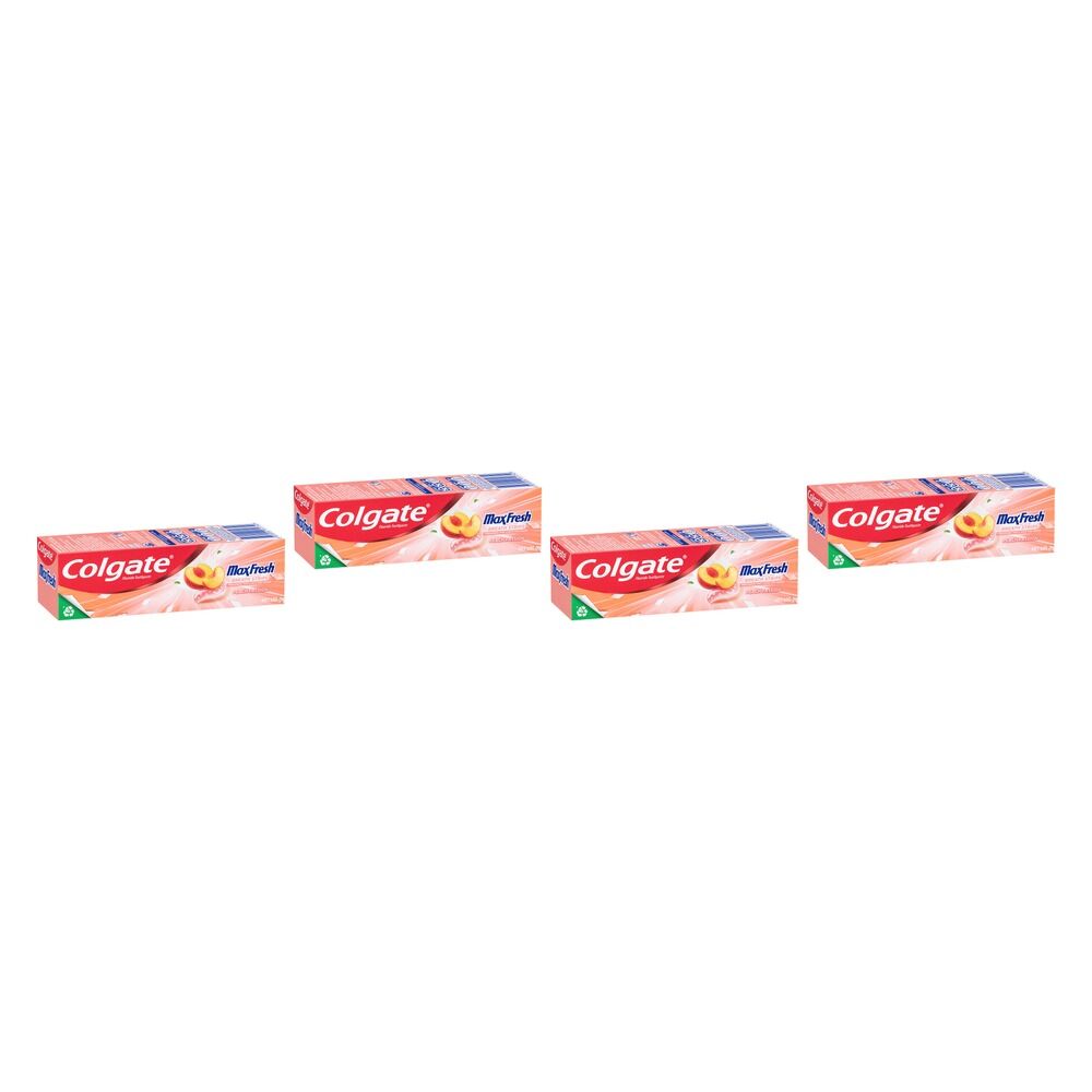 Colgate Max Fresh Peach Passion Toothpaste 100g Pack of 4