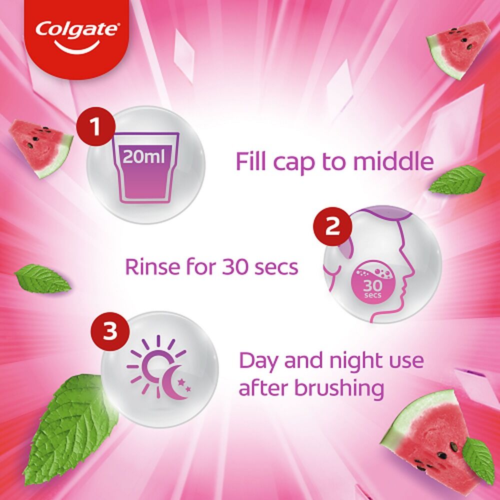 Colgate Max Fresh Mouthwash Watermelon Mint 500mL