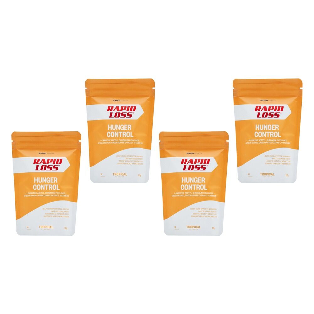 Rapid Loss Hunger Control Tropical Flavour 112g Pack of 4