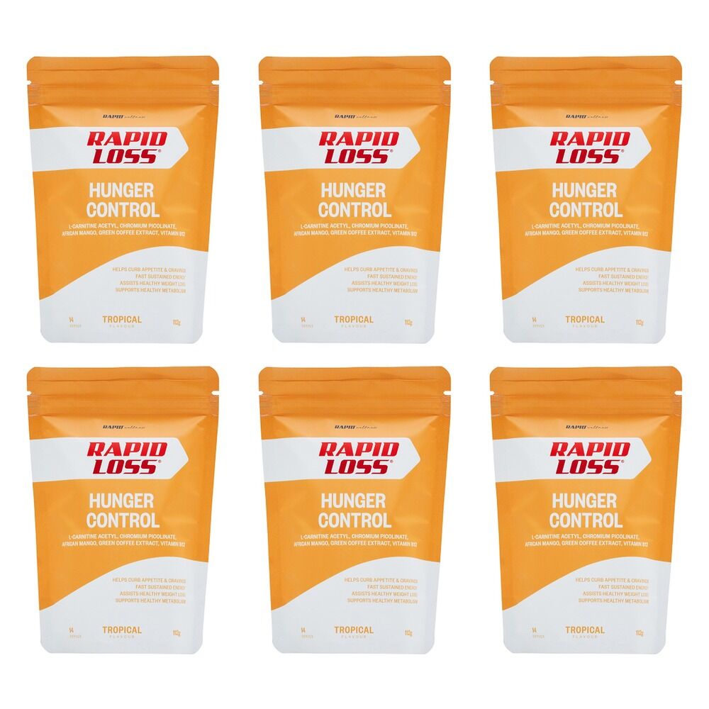Rapid Loss Hunger Control Tropical Flavour 112g Pack of 6