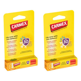 Carmex Tropical Sun Defence Stick SPF 30 4.25g Pack of 2