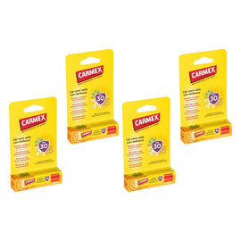 Carmex Tropical Sun Defence Stick SPF 30 4.25g Pack of 4