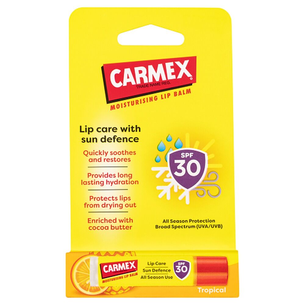 Carmex Tropical Sun Defence Stick SPF 30 4.25g