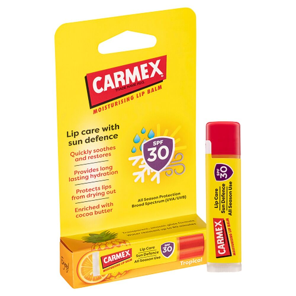 Carmex Tropical Sun Defence Stick SPF 30 4.25g