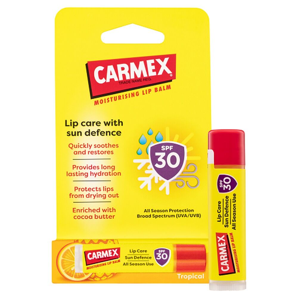 Carmex Tropical Sun Defence Stick SPF 30 4.25g